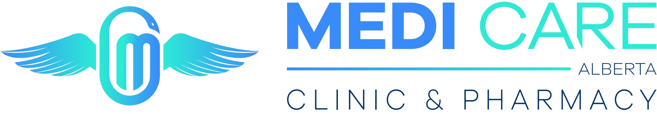 Alberta Medicare Clinic & Pharmacy logo